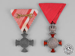 Austria, Imperial. Two Merit Crosses