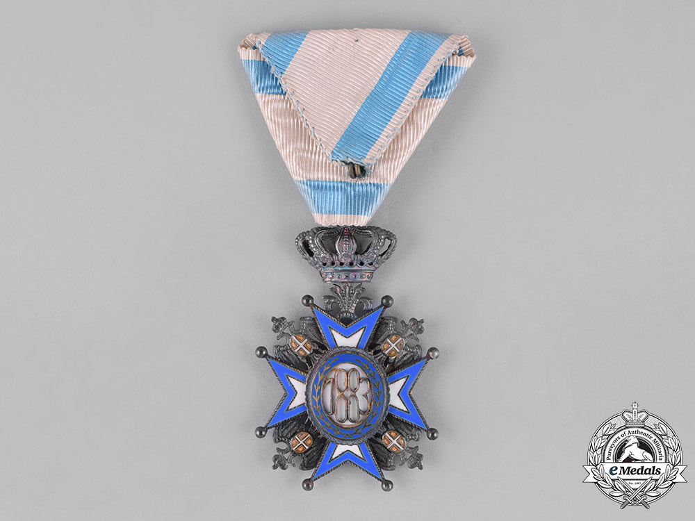 serbia,_kingdom._an_order_of_st._sava,_v_class_knight,_c.1910_c18-026921