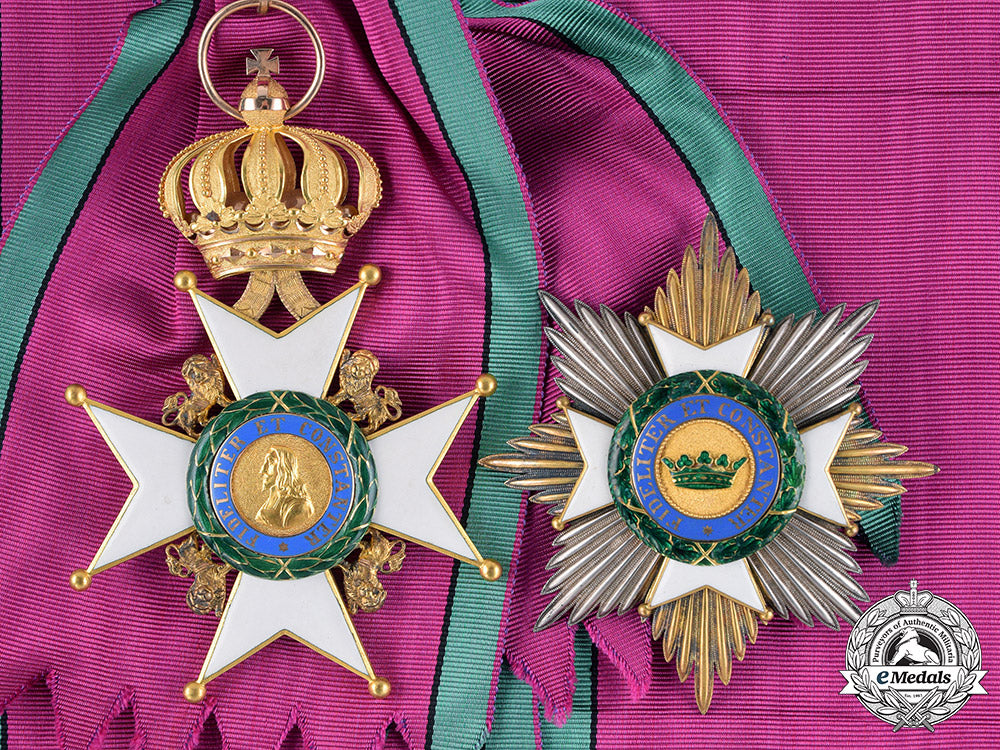saxe-_gotha/_altenburg_ernestine._an_ernestine_house_order_in_gold,_grand_cross,_c.1900_c18-026962