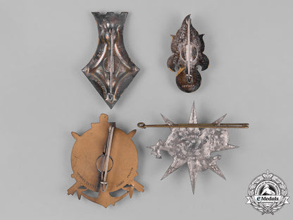 france,_republic._sixteen_overseas_service_french_military_insignia_badges_c18-026988_1