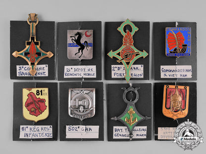 france,_republic._sixteen_overseas_service_french_military_insignia_badges_c18-027005_1