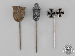 Germany. Three Miniature Stickpins