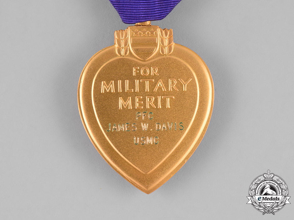 united_states._a_purple_heart,_to_private_first_class_james_william_davis,_united_states_marine_corps_c18-027328