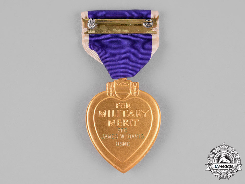 united_states._a_purple_heart,_to_private_first_class_james_william_davis,_united_states_marine_corps_c18-027329
