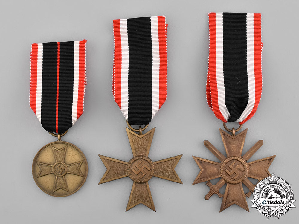 germany,_third_reich._a_set_of_three_war_merit_crosses_and_medals_c18-027523