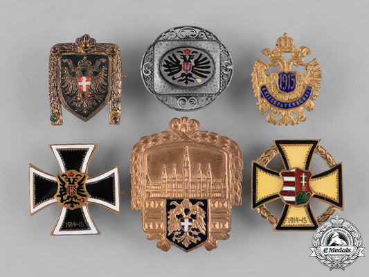 austria,_empire._six_austrian_imperial_patriotic_badges_c18-027635