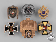Austria, Empire. Six Austrian Imperial Patriotic Badges