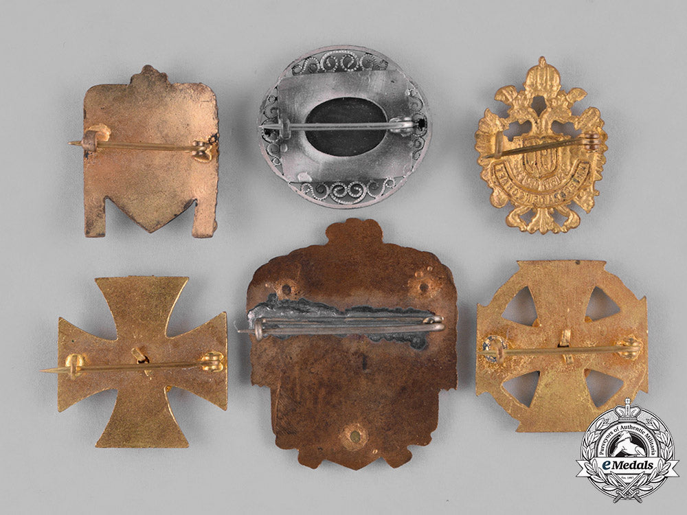 austria,_empire._six_austrian_imperial_patriotic_badges_c18-027636