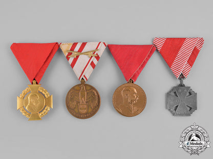 austria,_empire._four_medals,_awards,_and_decorations_c18-027774