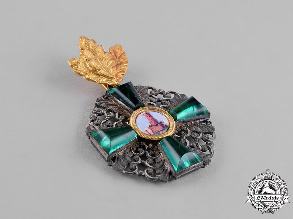 baden._an_order_of_the_zähringer_lion,_second_class_knight,_with_oak_leaves,_c.1910_c18-027866