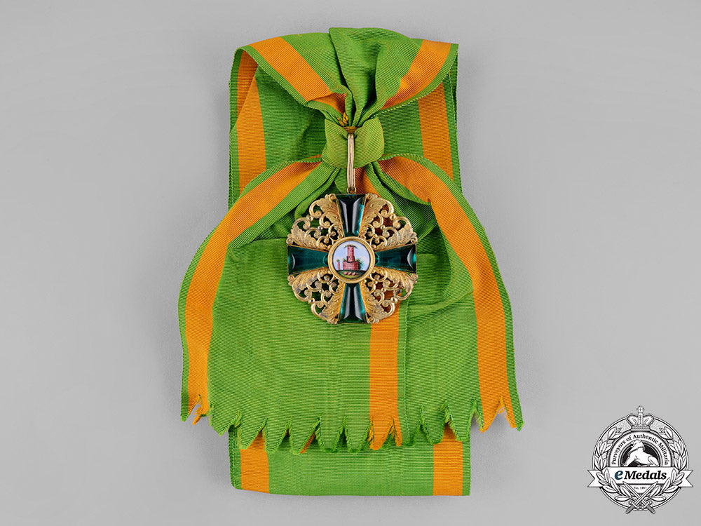 baden,_duchy._an_order_of_the_zähringer_lion_in_gold,_grand_cross,_c.1900_c18-027953