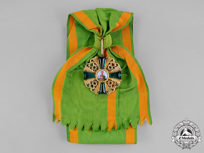 baden,_duchy._an_order_of_the_zähringer_lion_in_gold,_grand_cross,_c.1900_c18-027953