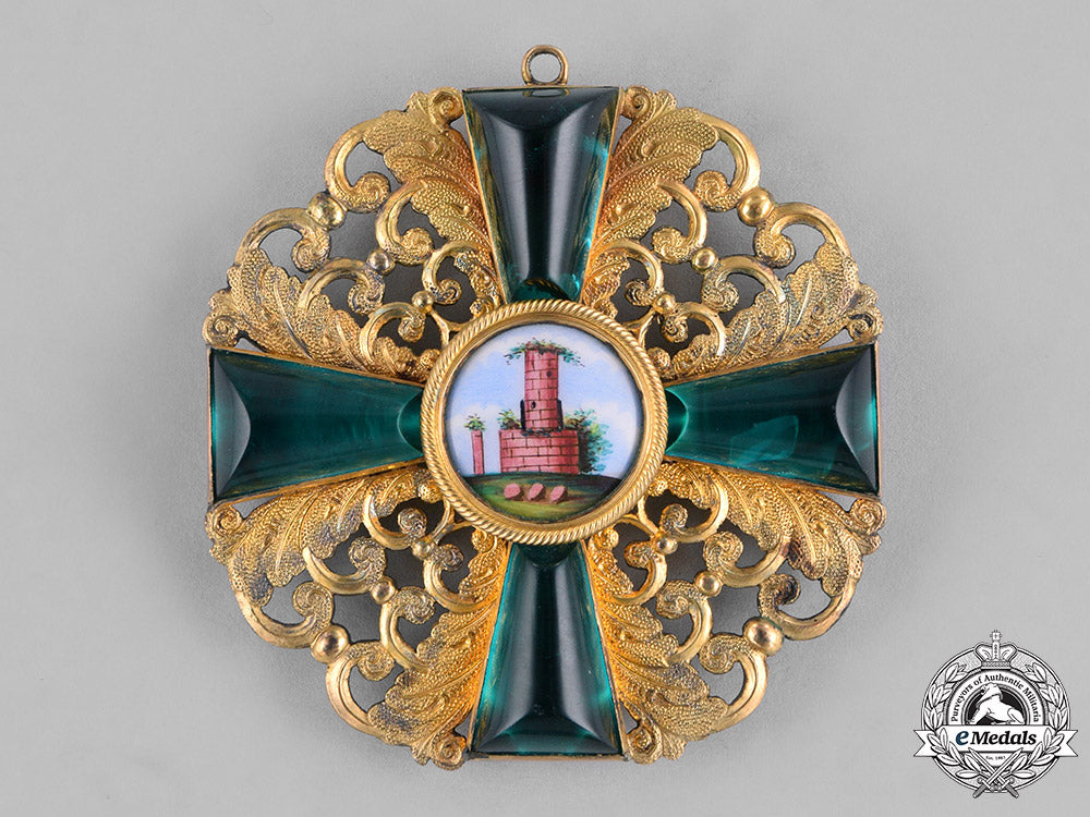 baden,_duchy._an_order_of_the_zähringer_lion_in_gold,_grand_cross,_c.1900_c18-027954