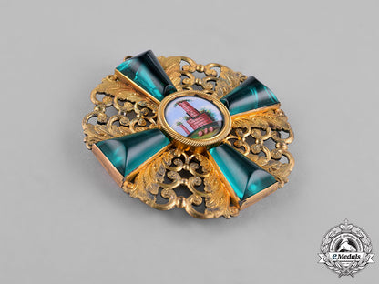 baden,_duchy._an_order_of_the_zähringer_lion_in_gold,_grand_cross,_c.1900_c18-027956