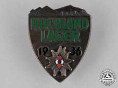 Germany, Hj. A Hochland Training Camp Badge