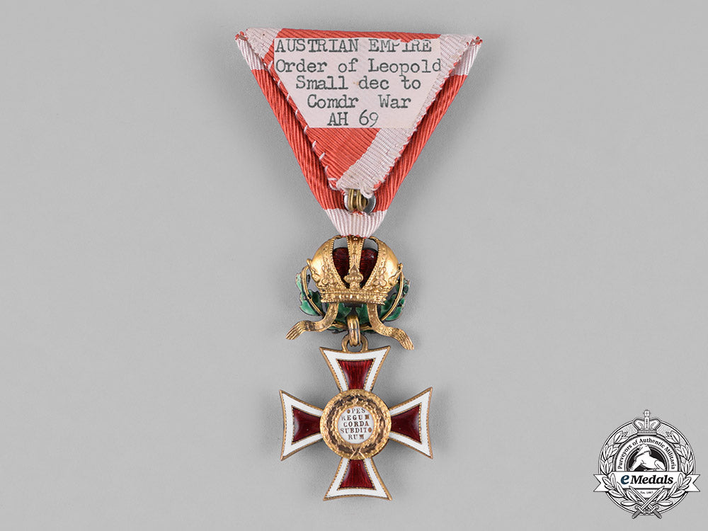 austria,_empire._a_leopold_order,_knight’s_cross_with_small_commander_decoration,_by_rotzet&_fischmeister,_c.1918_c18-028312_1_1