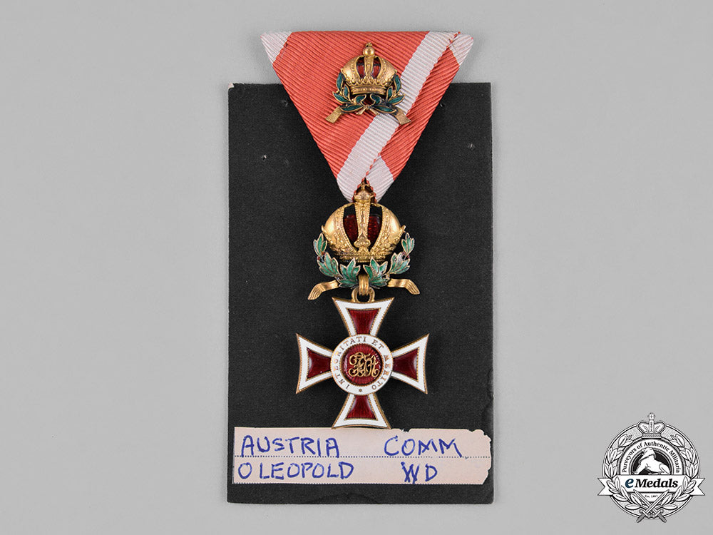 austria,_empire._a_leopold_order,_knight’s_cross_with_small_commander_decoration,_by_rotzet&_fischmeister,_c.1918_c18-028316_1_1