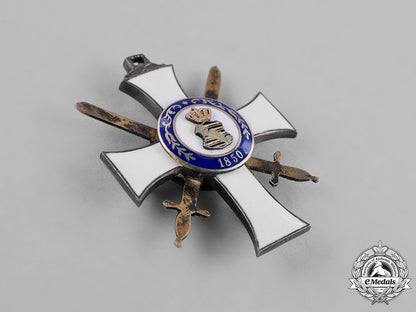 saxony,_kingdom._an_albrecht_order,_ii_class_knight_with_swords,_c.1914_c18-028405