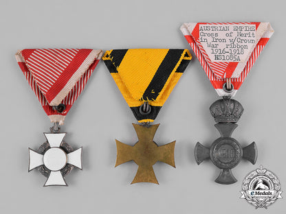austria,_empire._three_imperial_austrian_medals,_awards,_and_decorations_c18-028438