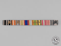 Germany, Imperial. An Extensive Medal Ribbon Bar With Thirteen Ribbons
