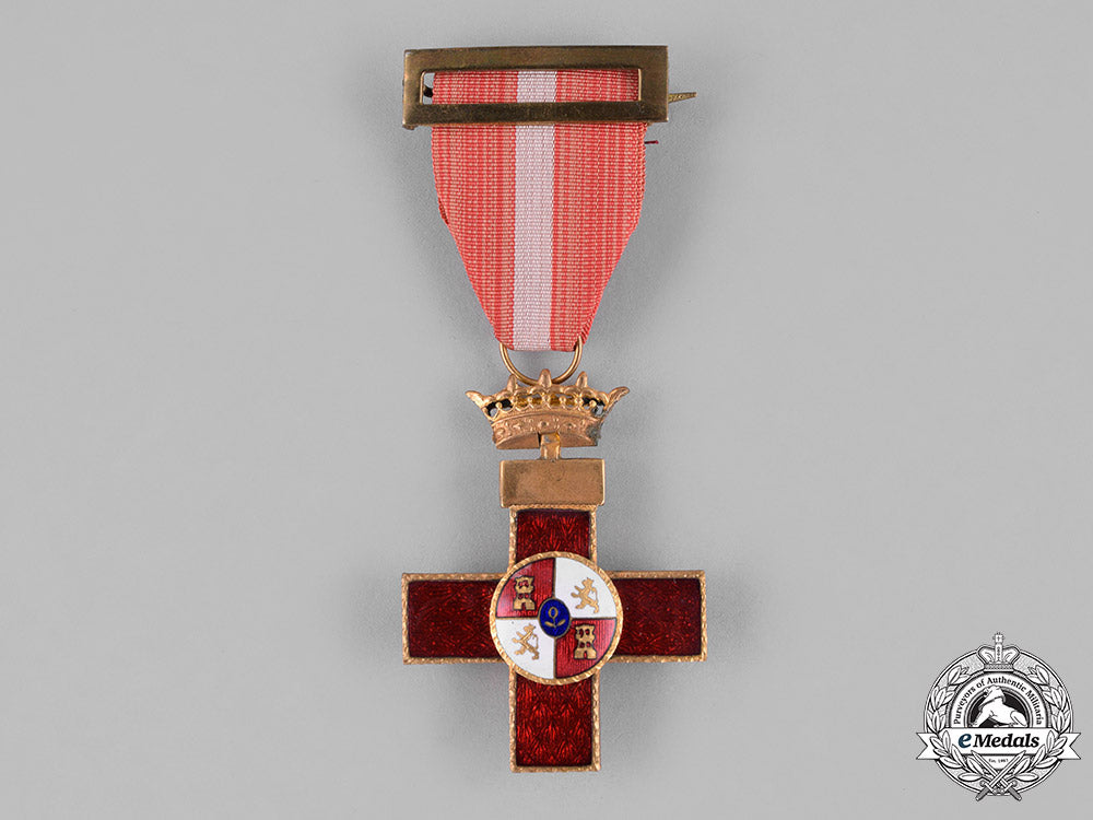 spain,_franco_period._an_order_of_military_merit,_red_distinction,_i_class_cross,_c.1950_c18-028498