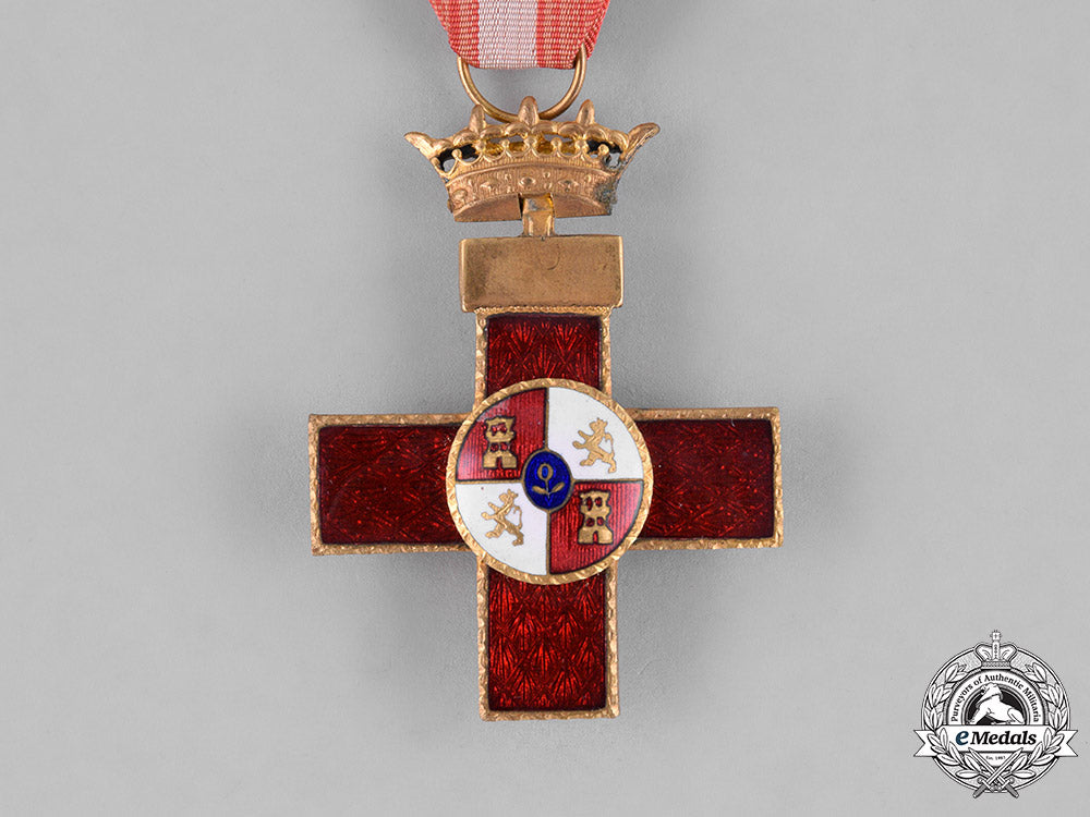 spain,_franco_period._an_order_of_military_merit,_red_distinction,_i_class_cross,_c.1950_c18-028499