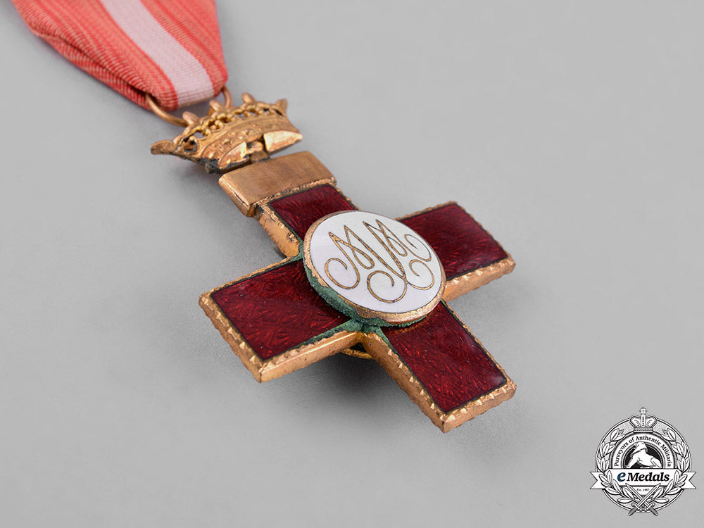 spain,_franco_period._an_order_of_military_merit,_red_distinction,_i_class_cross,_c.1950_c18-028502