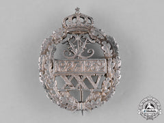 Germany, Federal Republic. A 1957 25-Year Monarchist Anniversary Badge In Silver