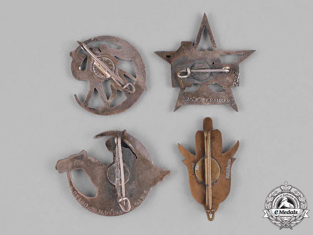 france,_republic._sixteen_french_overseas_military_insignia_c18-028860_1