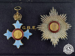 United Kingdom. An Order Of The British Empire, G.b.e., Knight Grand Cross, By Garrard & Co, C.1945