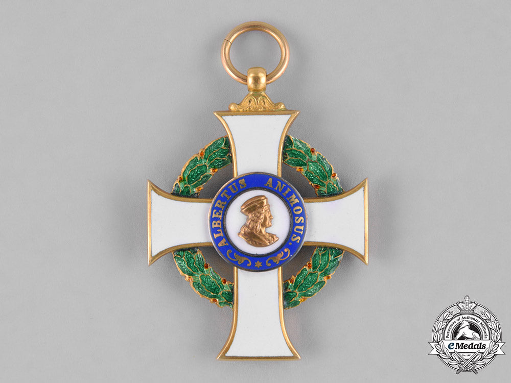 saxony,_kingdom._an_albrecht_order_cross_in_gold,_first_class_knight,_c.1910_c18-029204