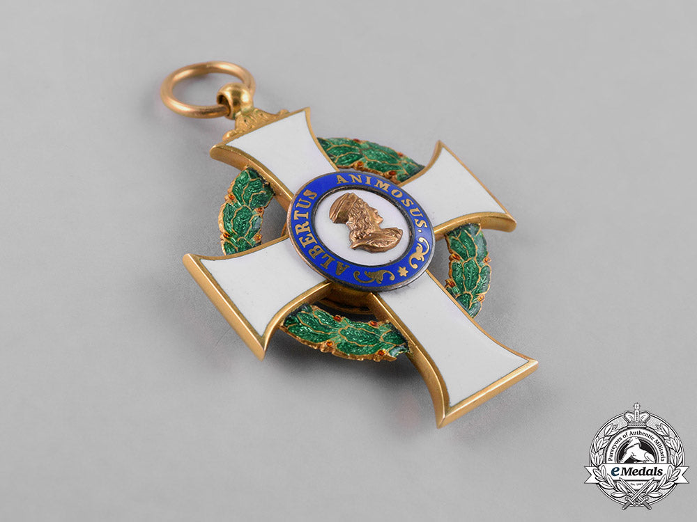saxony,_kingdom._an_albrecht_order_cross_in_gold,_first_class_knight,_c.1910_c18-029207