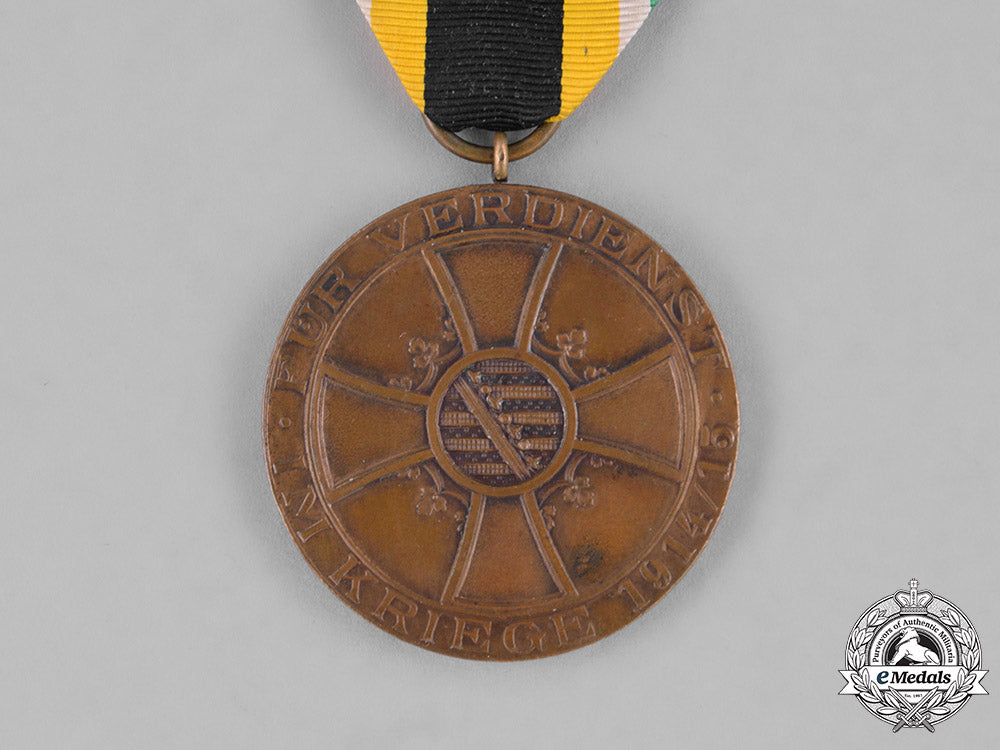 saxony,_kingdom._a1918_saxe-_meiningen_first_war_service_medal_c18-029210