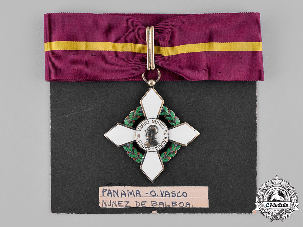 panama,_republic._an_order_of_vasco_nuñez_de_balboa,_commander,_c.1955_c18-029235