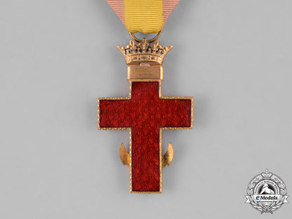 spain,_franco_period._an_order_of_naval_merit,_i_class_cross,_red_distinction,_c.1950_c18-029281