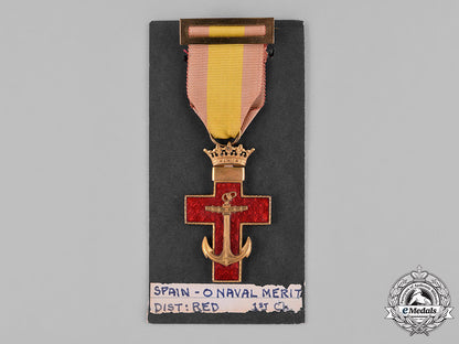 spain,_franco_period._an_order_of_naval_merit,_i_class_cross,_red_distinction,_c.1950_c18-029284
