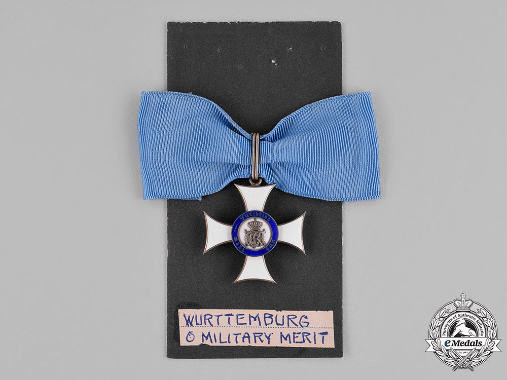 württemberg,_kingdom._a_military_merit_order,_knight’s_cross,_c.1916_c18-029290