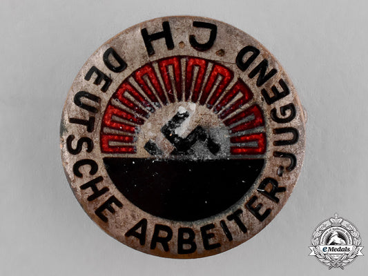 germany,_hj._a_hj_league_of_german_worker_youth_membership_badge,_by_wilhelm_kolwitz_c18-029605