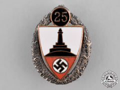 Germany, Third Reich. A 25-Year Kyffhäuser Veterans Organization Badge, By Deschler & Söhne