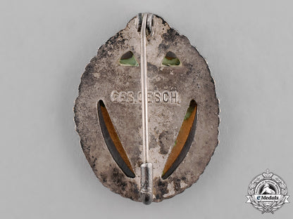 germany,_third_reich._a25-_year_kyffhäuser_veterans_organization_badge,_by_deschler&_söhne_c18-029653