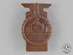 Germany, Nsbo. A National Socialist Factory Cell Organization Westphalia Rally Badge