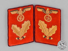Germany, Nsdap. A Set Of Nsdap Bereichsleiter Collar Tabs, Rzm Marked