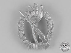 Germany, Heer. An Infantry Assault Badge, Silver Grade, By Richard Simm & Söhne