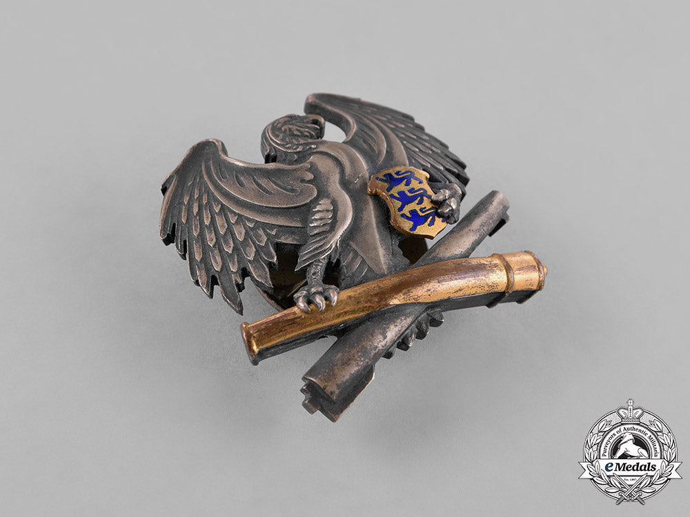 estonia._an_artillery_badge,_by_roman_tavast,_c.1925_c18-030519