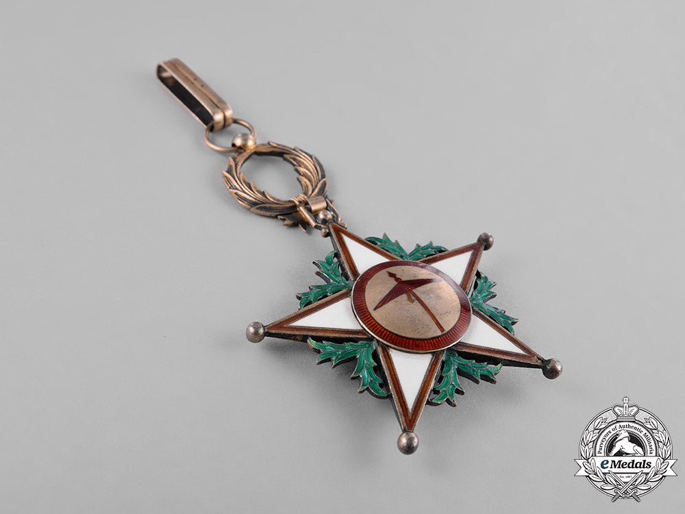 morocco,_french_protectorate._an_order_of_ouissam_alaouite,_ii_class_grand_officer,_by_bertrand,_c.1925_c18-030620