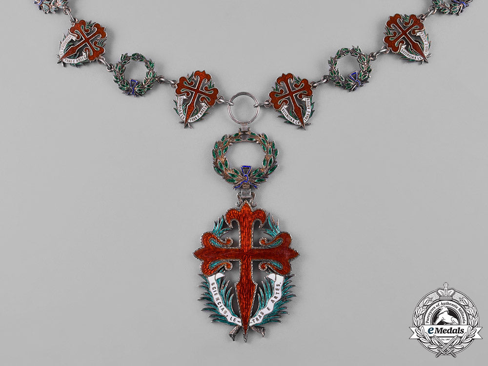 portugal,_republic._an_order_of_st._james_of_the_sword(_gcse),_grand_cross_collar_c.1930_c18-030666