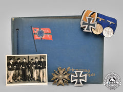 Germany, Kriegsmarine. A Collection Of Career Awards, Award Documents, And Photo Albums Of Friedrich Weilkes.