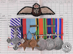 Canada. A Distinguished Flying Cross For "Outstanding Fearlessness" To Pilot Goulet, 434 Squadron, 1944