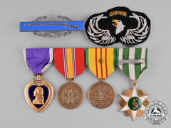 United States. A Vietnam War Purple Heart Group, Ambush In Quảng Ngãi Province, May 25, 1967