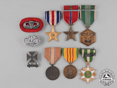 United States. A Tam Ky Bronze & Silver Star Group To Airborne Medic, Private Rothwell, 1967